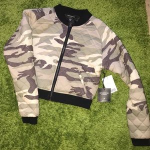 Brand New ‘BYCORPUS’ cropped bomber jacket